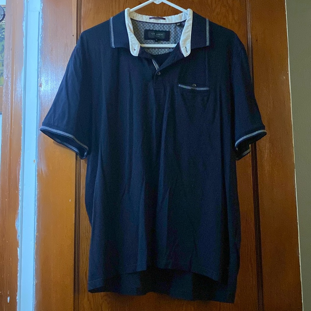 Ted Baker London Black Polo Shirt